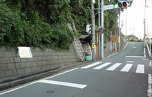 ワシン坂の清水周辺