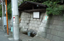 ワシン坂の清水